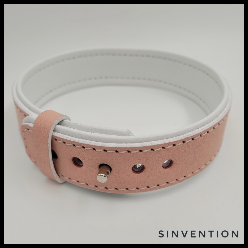Lust Collar - Pink & White