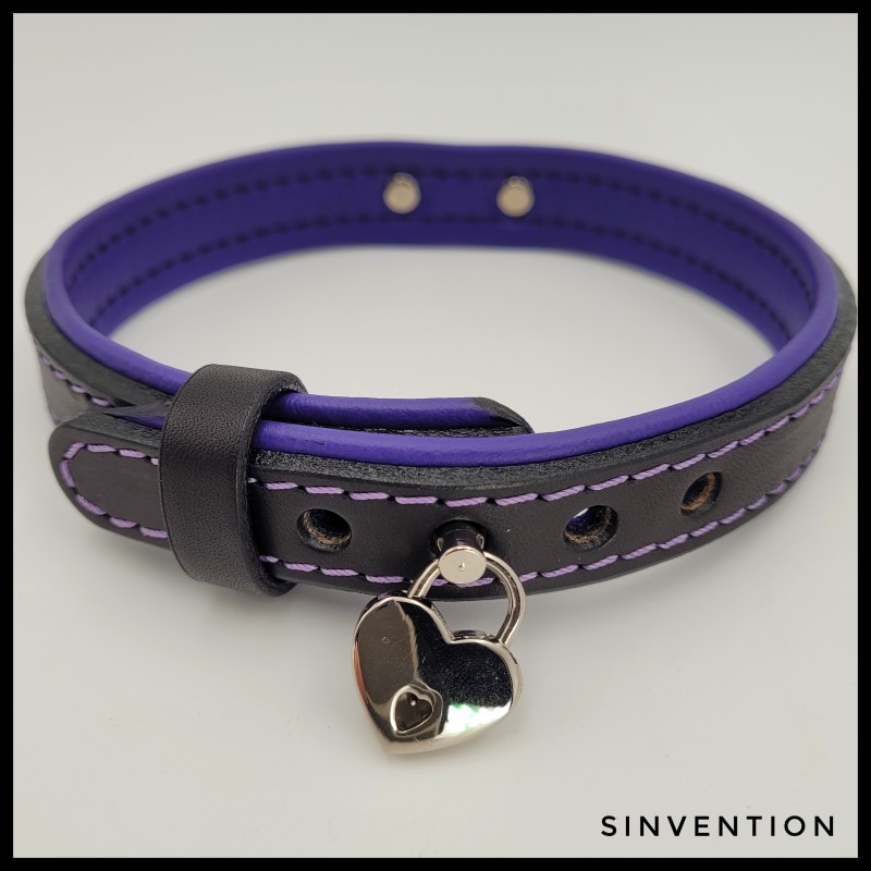 Purity Collar - Purple & Black