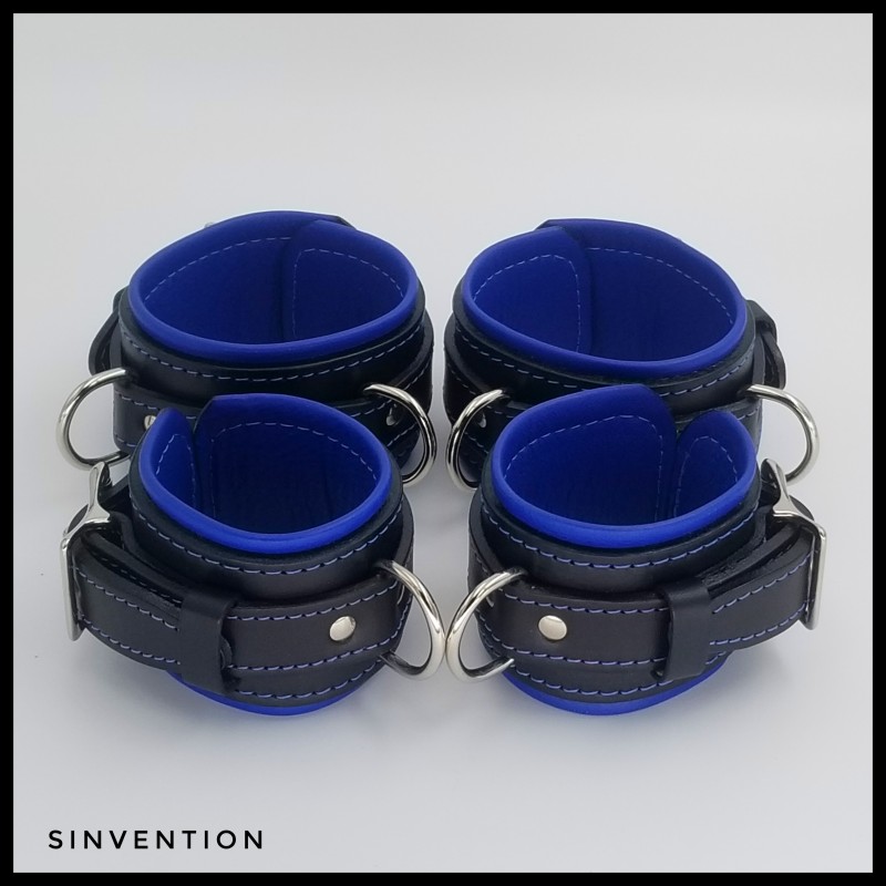 Purgatory Collection Restraint Set - Black & Blue