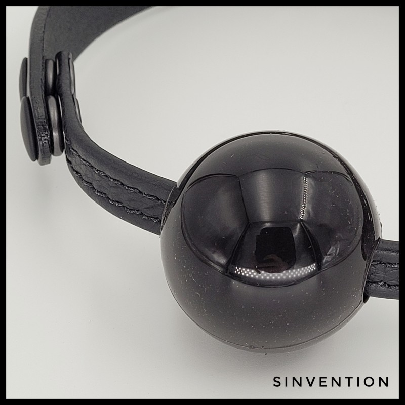 Sinvention Black Silicone Ball Gag