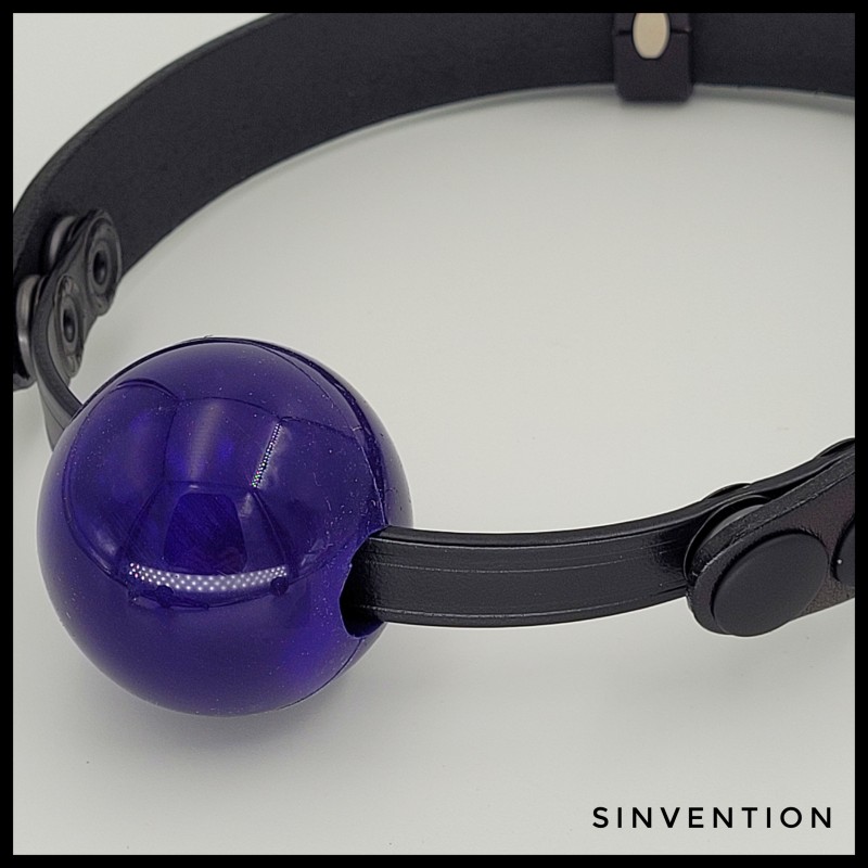 Sinvention Pearlescent Purple Ball Gag