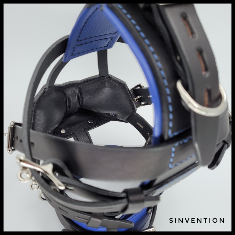 Padded Muzzle in Black & Blue