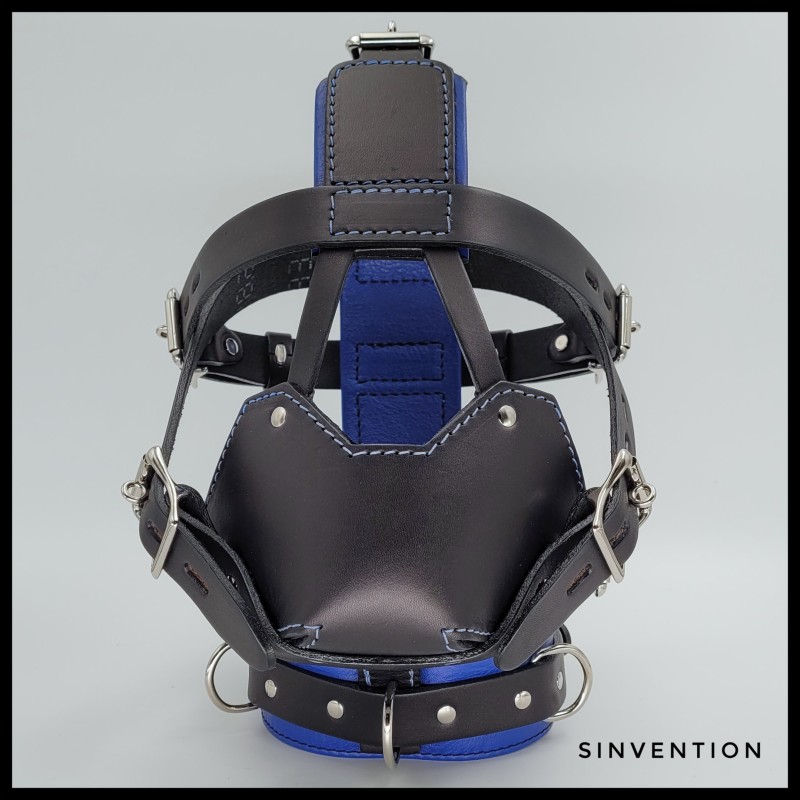 Padded Muzzle in Black & Blue