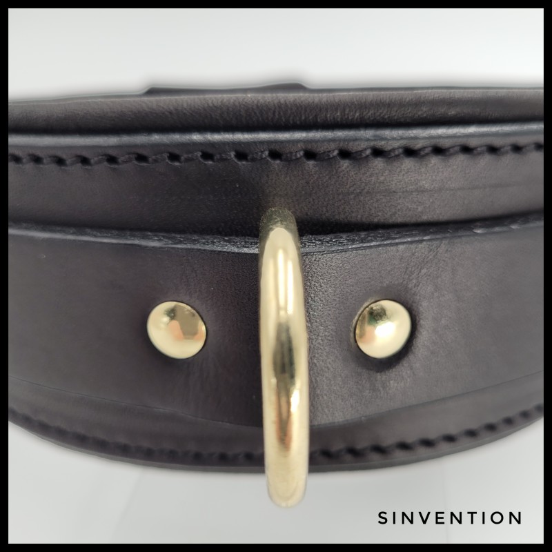 Ecstasy Padded Collar - Brimstone Edition with Brass