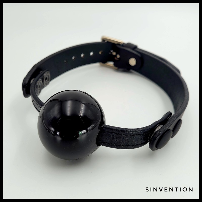 Sinvention Black Silicone Ball Gag