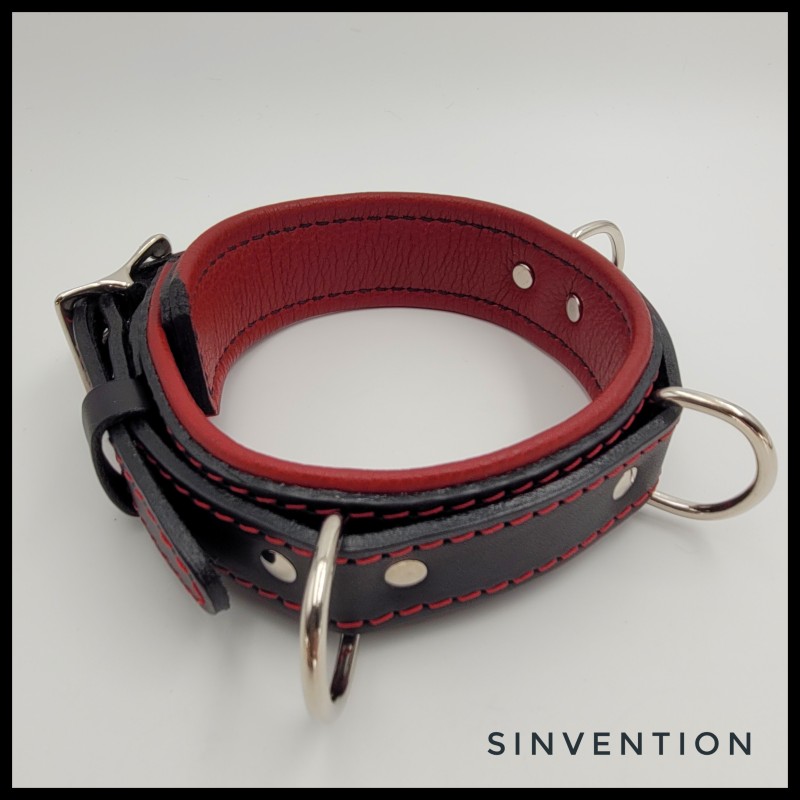 Purgatory Narrow Slave Collar - Hellfire Edition