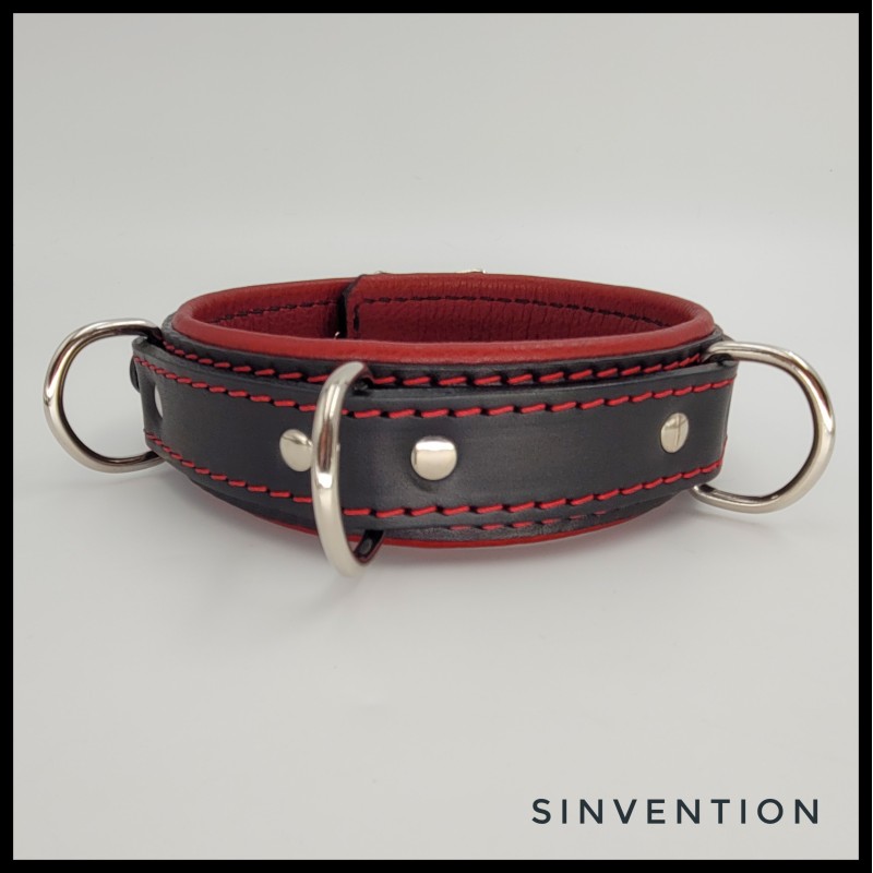 Purgatory Narrow Slave Collar - Hellfire Edition