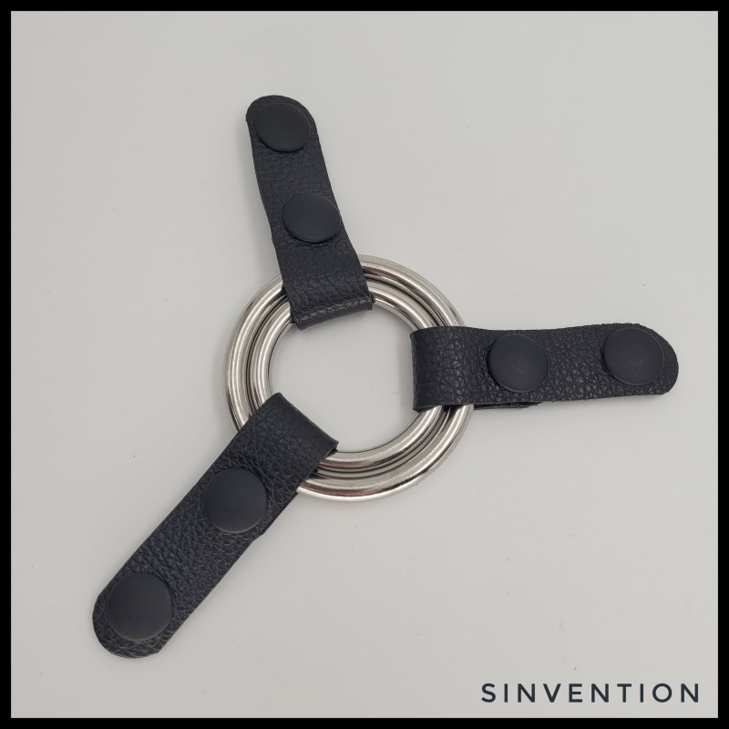 Padded Muzzle in Black & Bright Pink