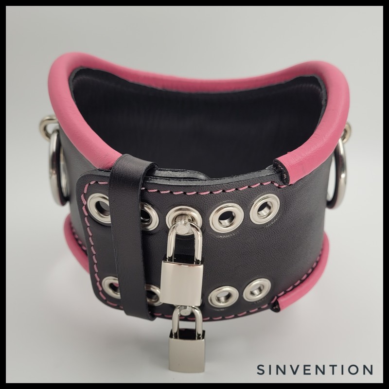 Purgatory Extreme Posture Collar - Black & Pink
