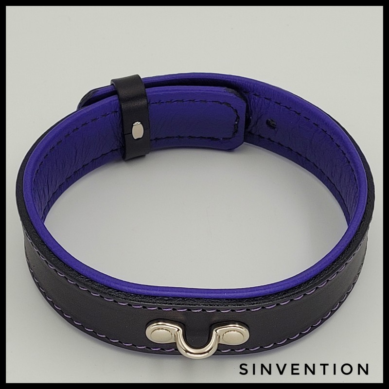 Lust Collar - Black & Purple