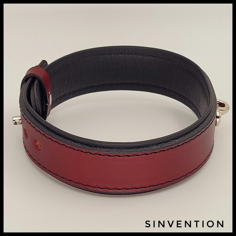 Lust Collar - OxBlood & Black
