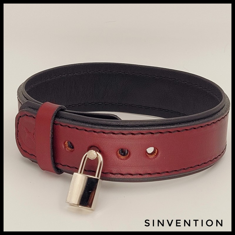 Lust Collar - OxBlood & Black