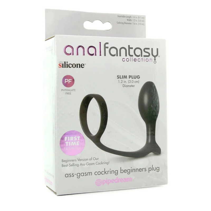 Anal Fantasy Ass-Gasm Beginner Cock Ring Plug