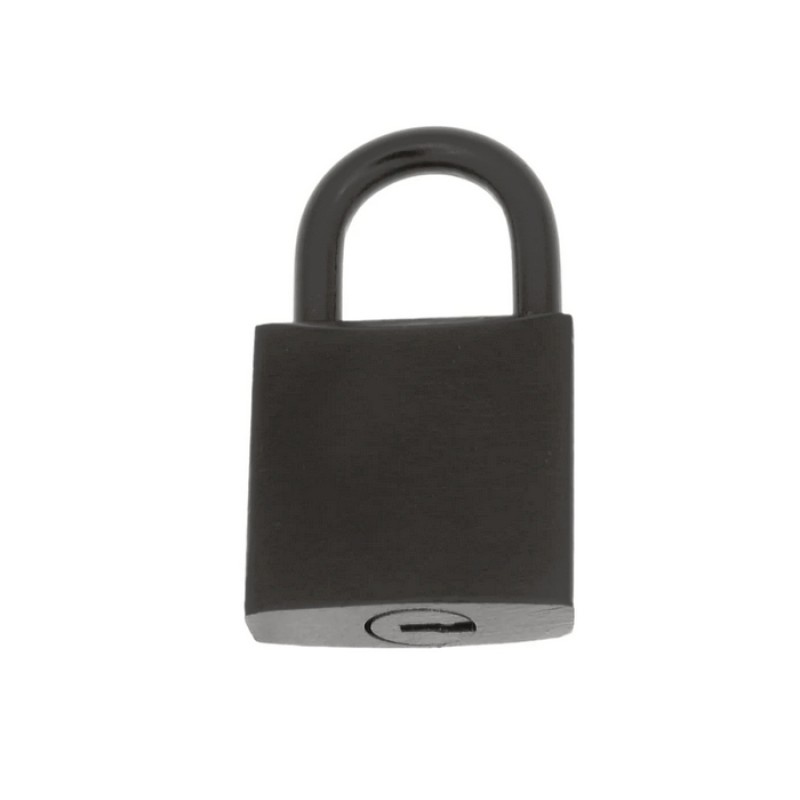 Solid Brass Padlock - Black Finish
