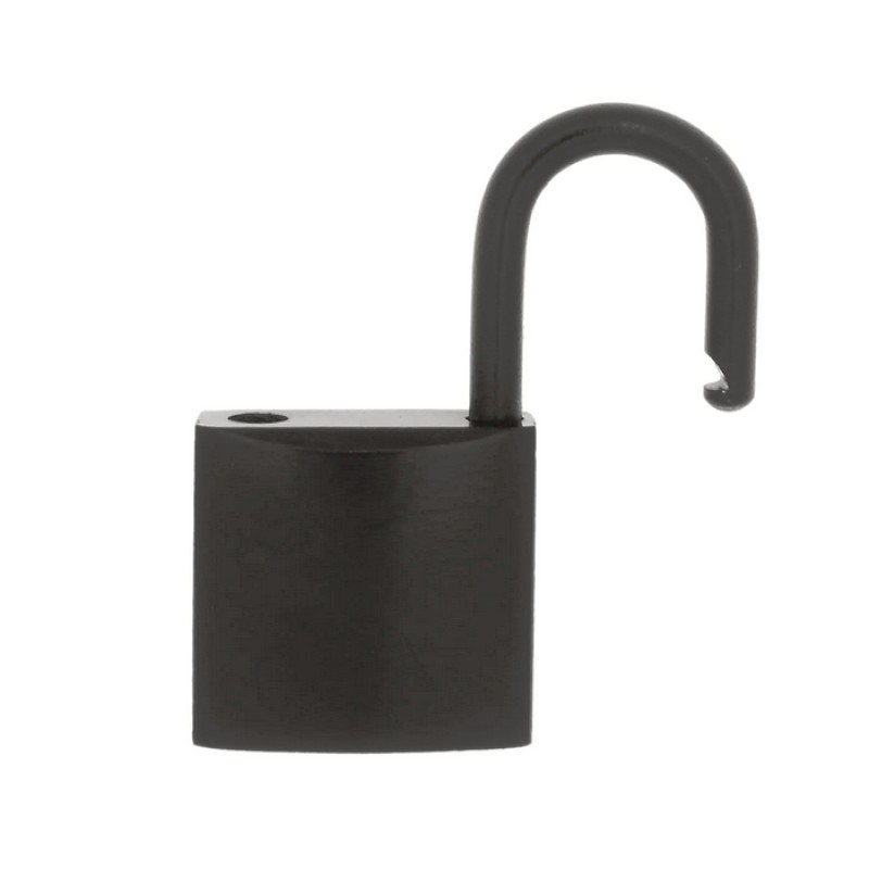 Solid Brass Padlock - Black Finish