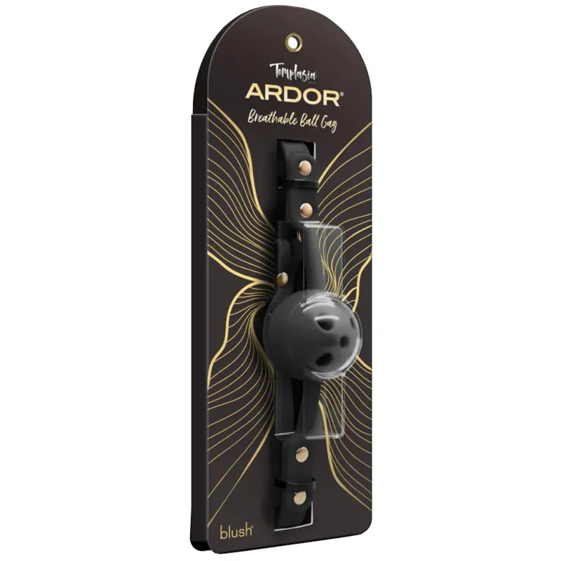 Temptasia Ardor Silicone Ball Gag in Black