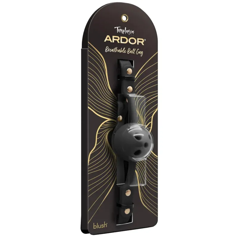 Temptasia Ardor Silicone Ball Gag in Black