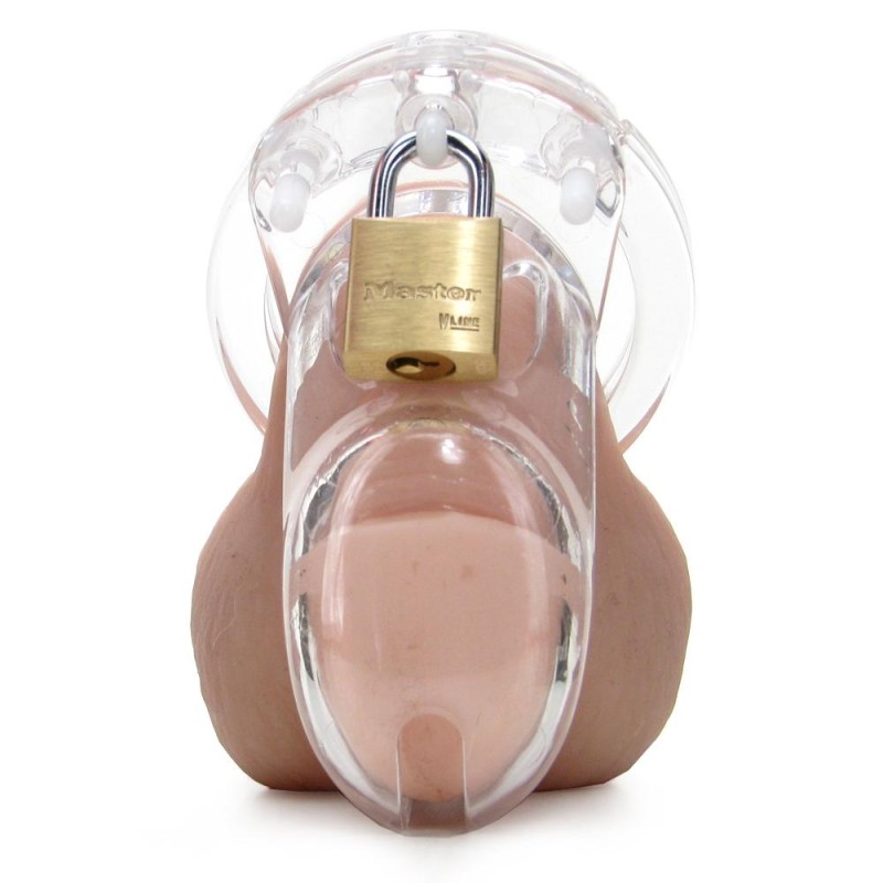 CB6000S 2.5 Male Chastity Device Clear