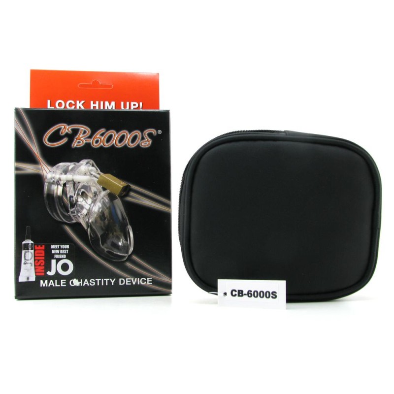 CB6000S 2.5 Male Chastity Device Clear