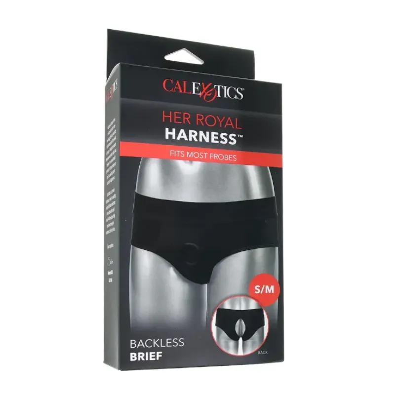 Her Royal Harness Backless Brief S/M