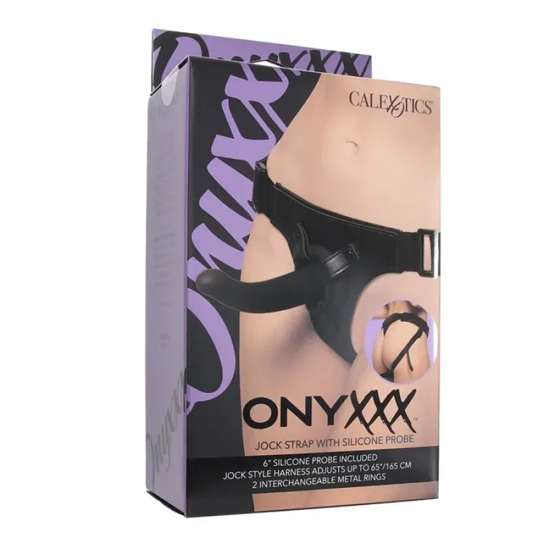 Onyxxx Jock Strap-On with 6 Inch Silicone Probe Kit