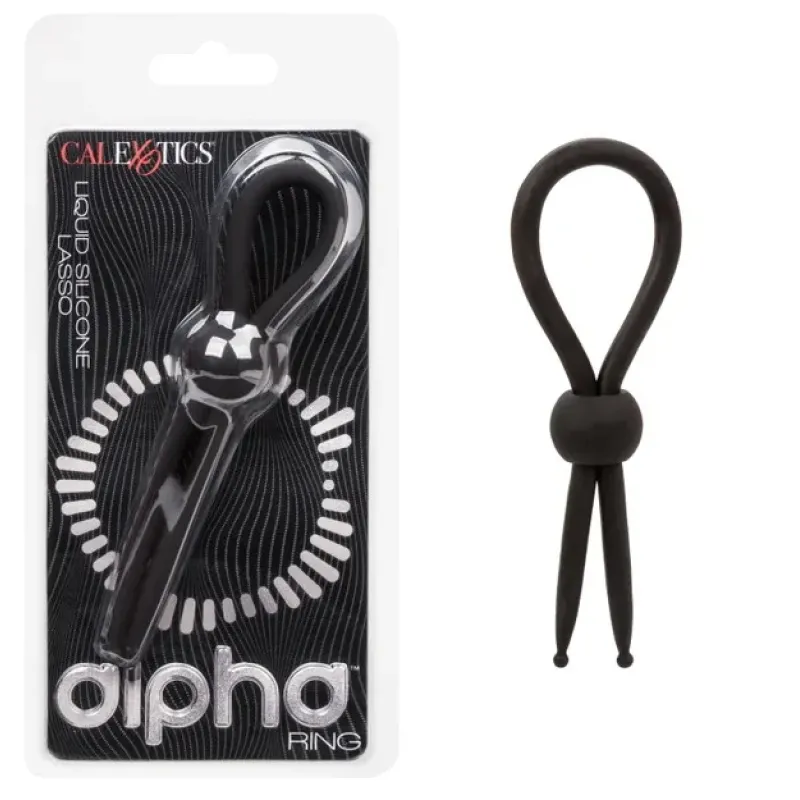 Alpha Liquid Silicone Lasso - Black
