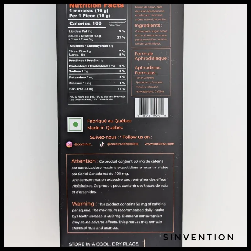 Coccinut Erotic Chocolates - Aphrodisiac Gourmet Chocolates