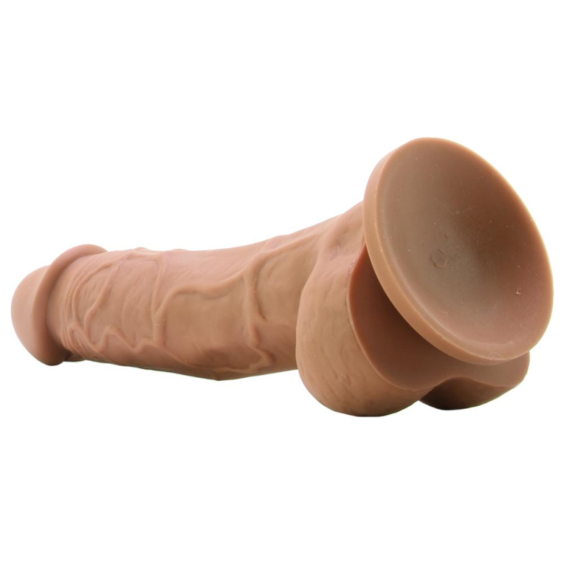 Colours 5 Dual Density Dildo Brown