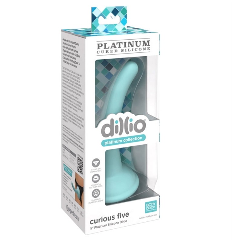 Dillio Platinum Curious Five 5 Dildo