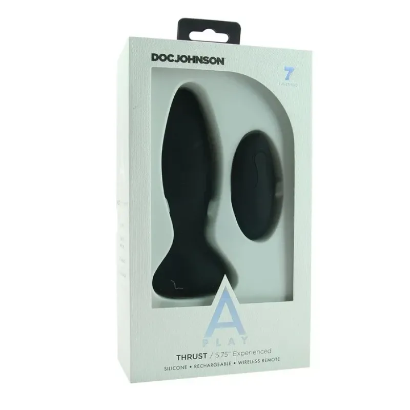 A-Play Thrust Experienced Rechargeable Silicone Anal Plug Remote