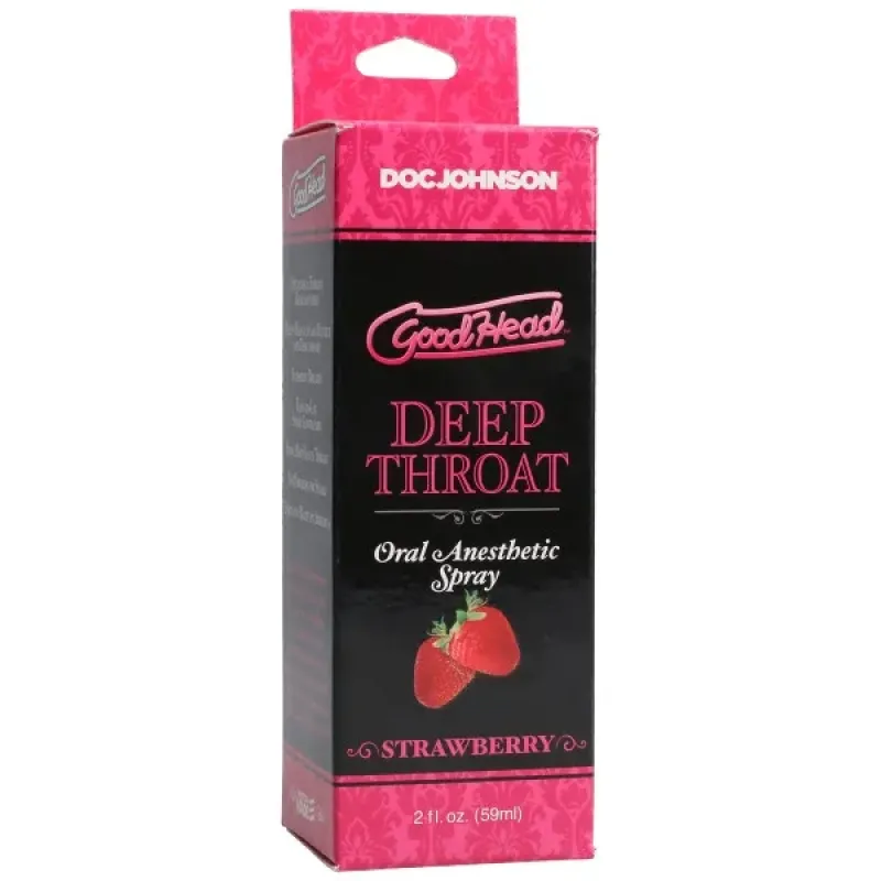 GoodHead - Deep Throat Spray - Sweet Strawberry 2oz