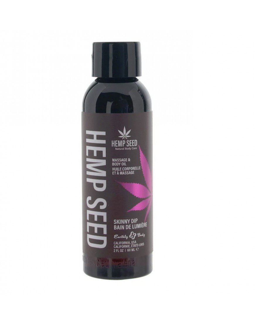 Hemp Seed Massage Oil 2oz/60ml in Skinny Dip