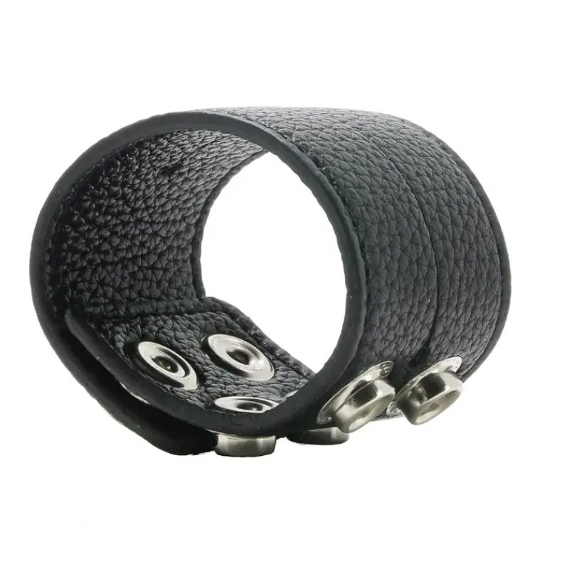 Blue Line 1.5 Inch Cock Ring with Ball Strap