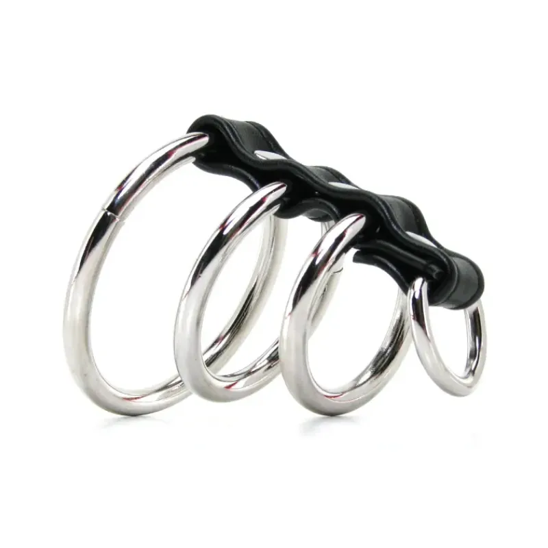 Blue Line 3 Ring Gates of Hell Cock & Ball Cage with D-Ring