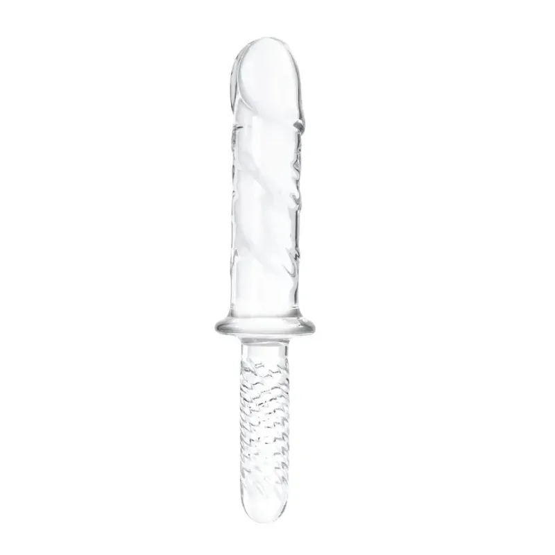 gläs 11 Inch Girthy Cock Double Ended Dildo