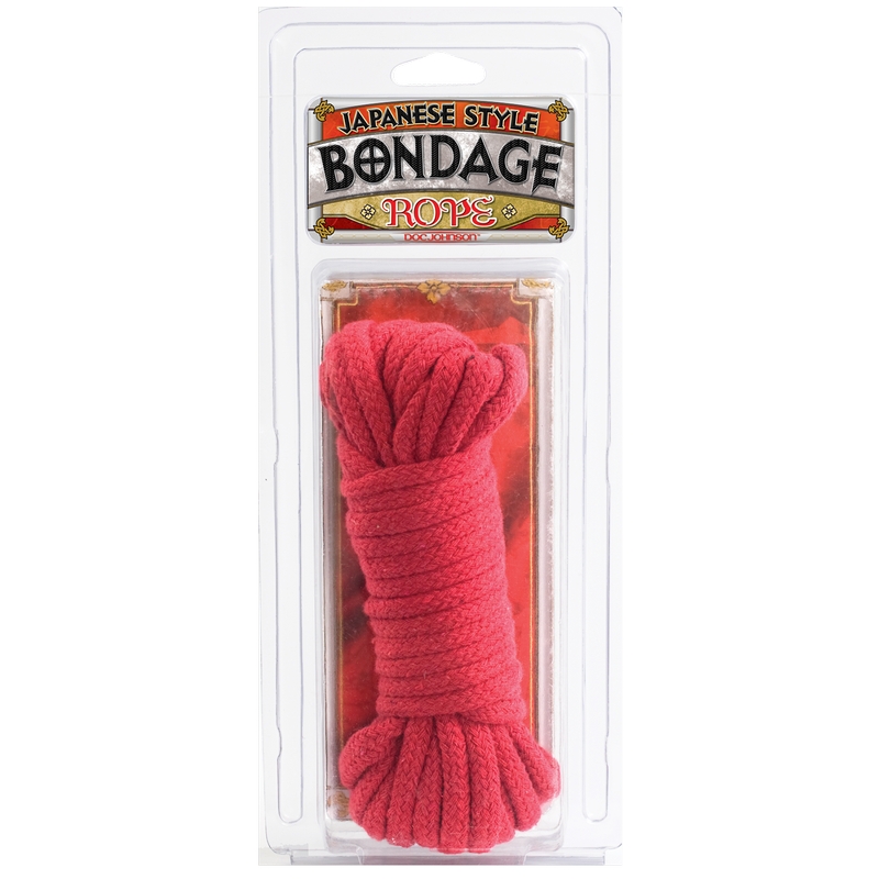 Japanese Style Bondage Rope in Red