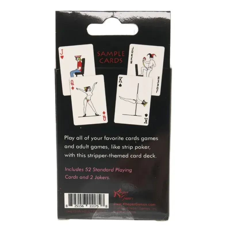 Strip Poker Themed Playing Cards