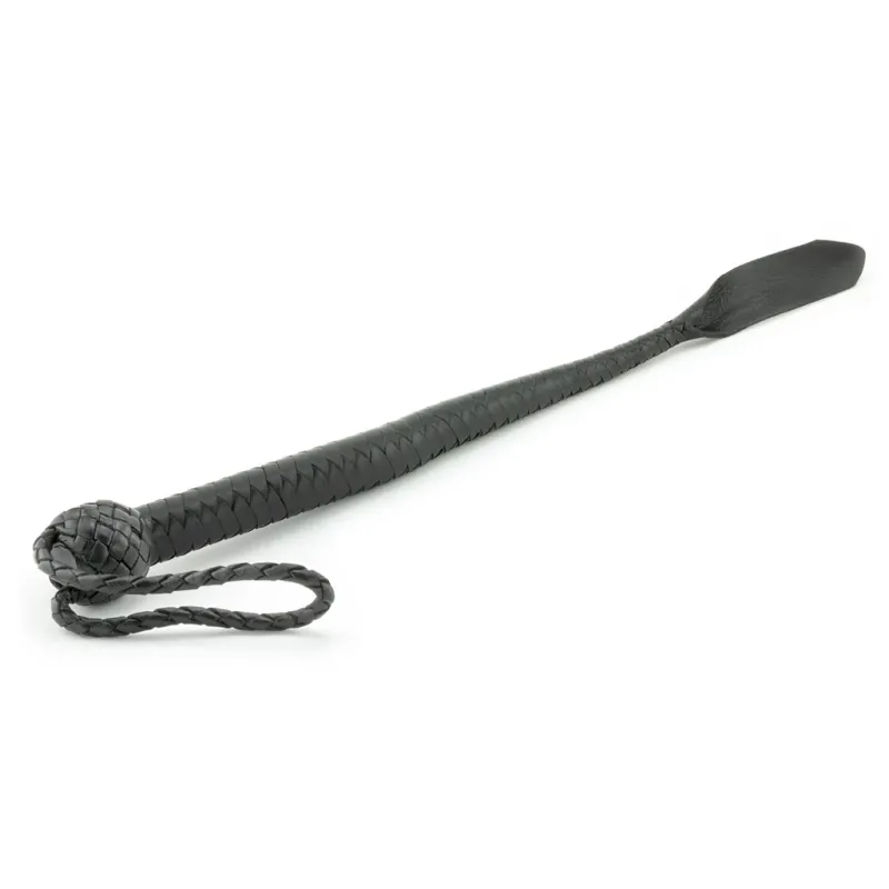 Chachu Leather Whip – Black