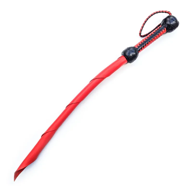 Dragon Tail Flogger - Heavy Duty - Red