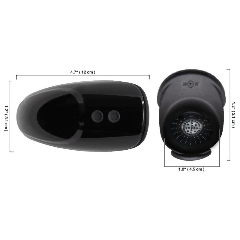 LeCrosse Mens Pulsing & Vibrating Masturbator