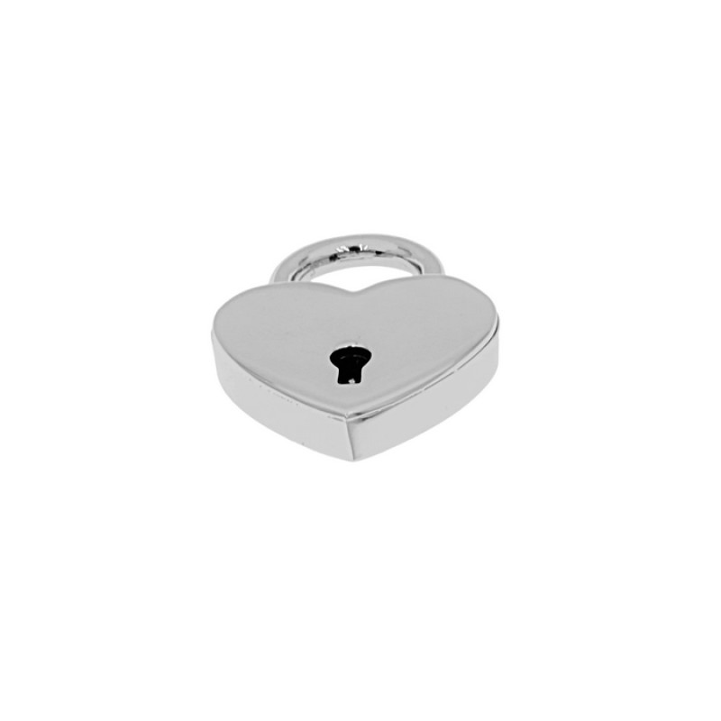 Large Heart Lock Silver