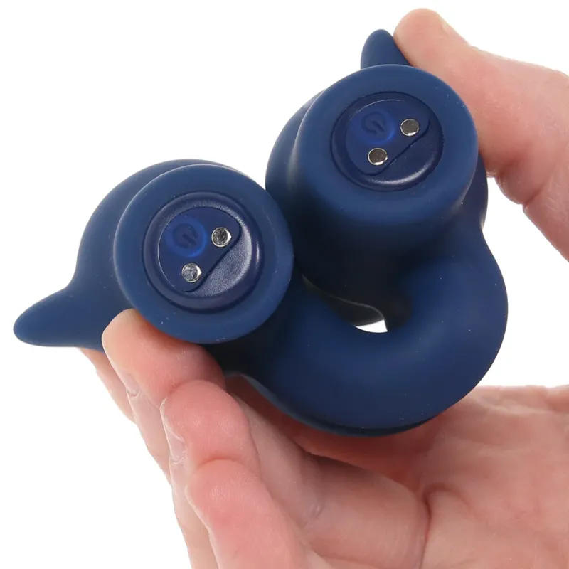 Ronan Dual Vibrating Liquid Silicone C-Ring