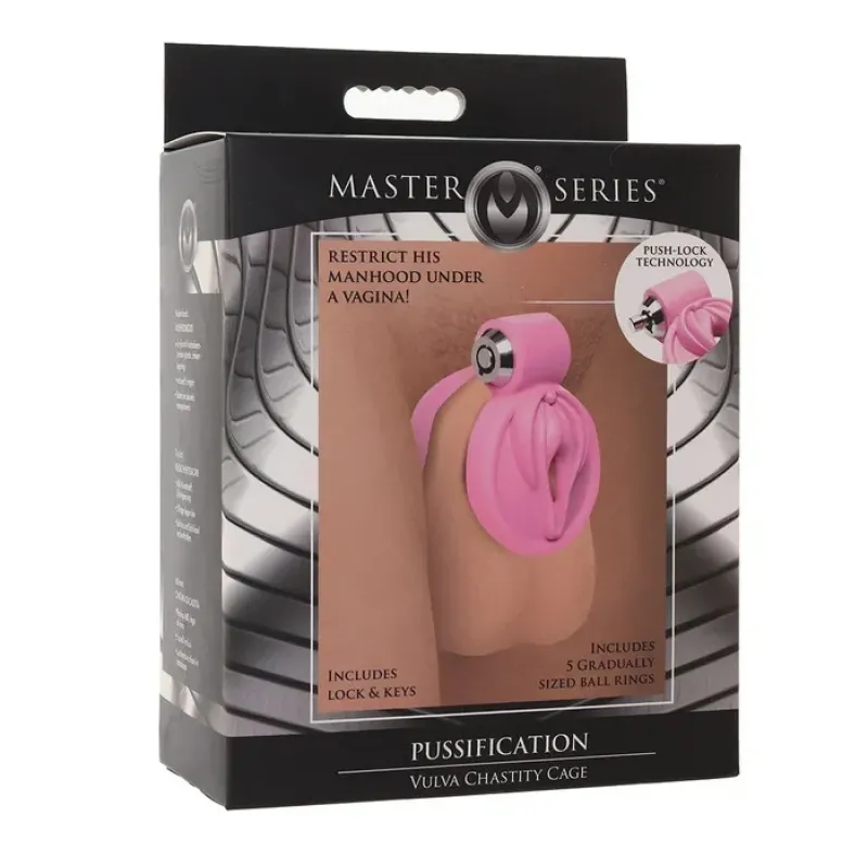 Master Series Pussification Vulva Chastity Cage