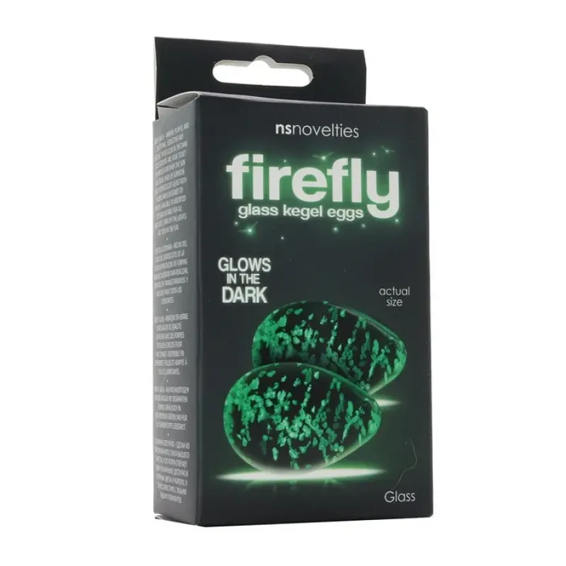Firefly Glass Kegel Eggs in Glow in the Dark