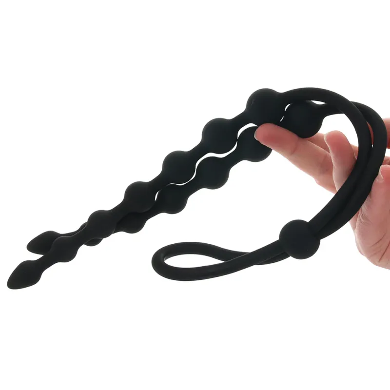 Ass-Station Dual Silicone Anal Beads