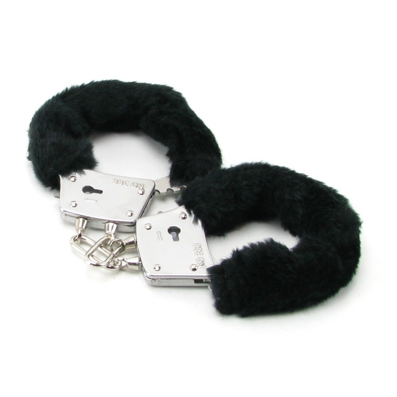 Beginner's Furry Cuffs Black