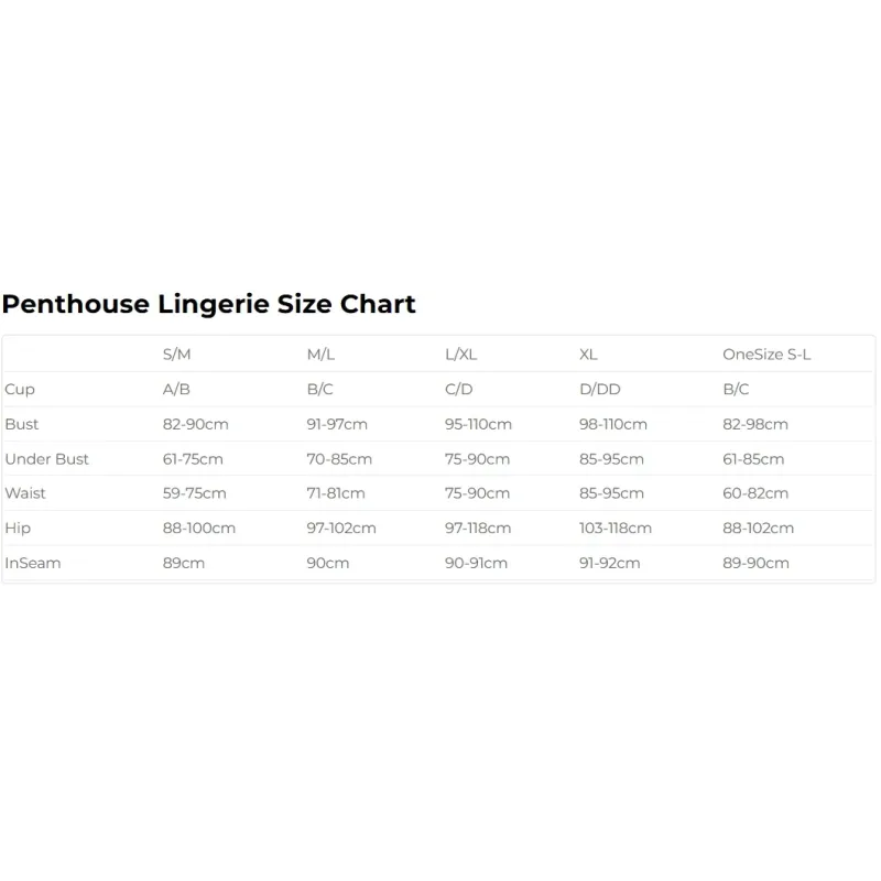 Penthouse - Hot Getaway - White - M/L 