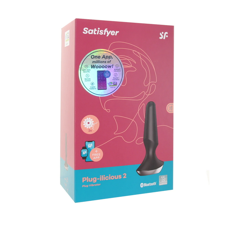 Satisfyer Plug-ilicious 2 Plug Vibe in Black