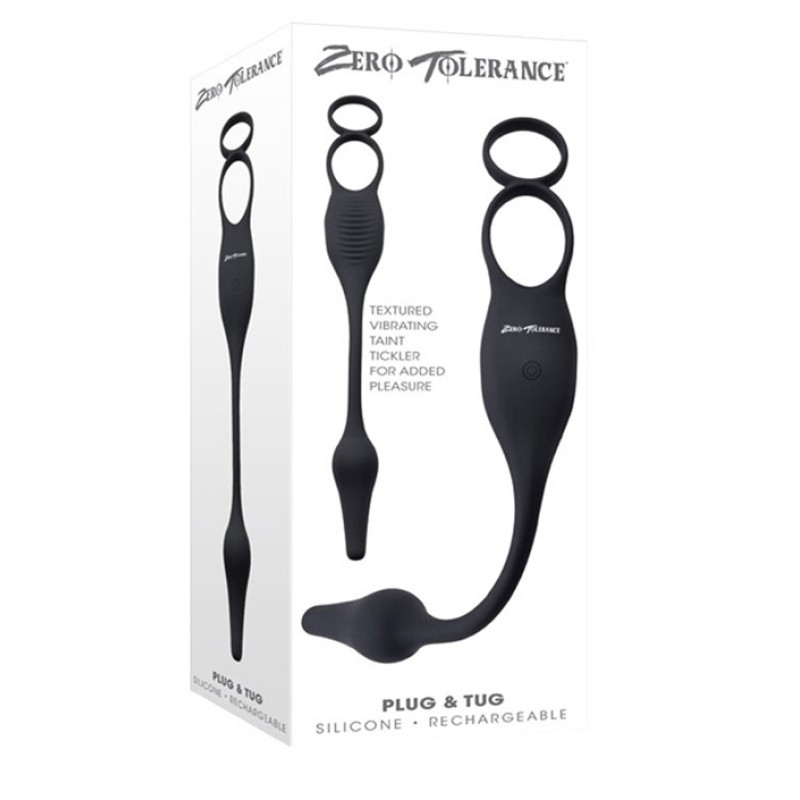 Plug & Tug - Silicone Rechargeable - Black