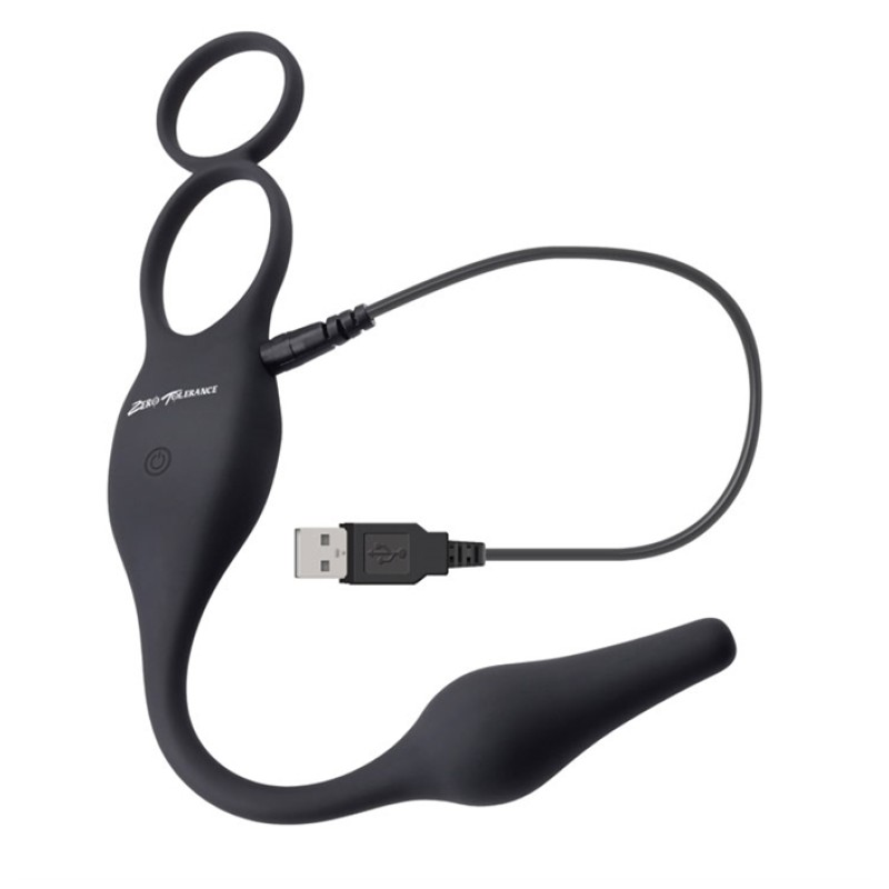 Plug & Tug - Silicone Rechargeable - Black